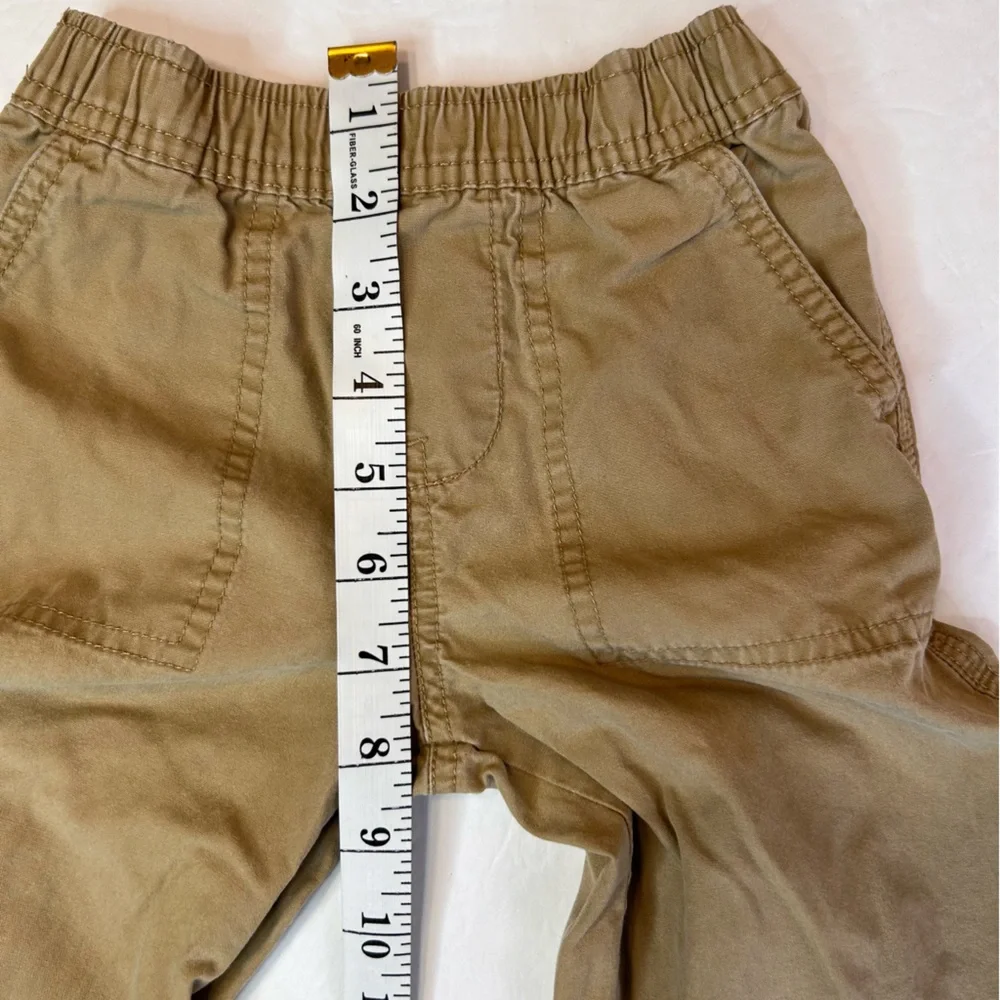 Place Kids Casual Tan Pants Adjustable Waistband Size 12-18 Months